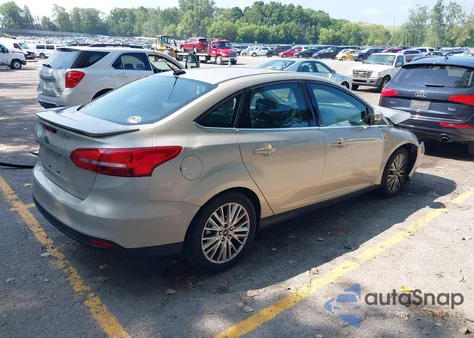 2017 Ford Focus Titanium from USA, damaged, VIN 1FADP3J28HL331830